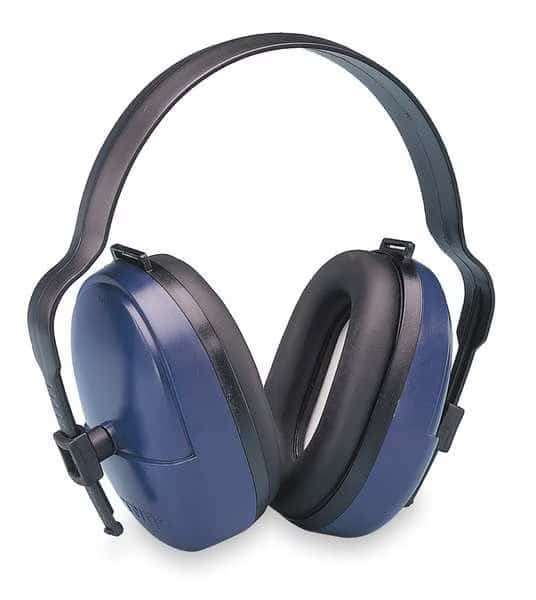Over-the-Head Ear Muffs, 25 dB, ValueMuff, Black/Blue, Delta Plus, Mfr#: HB-25