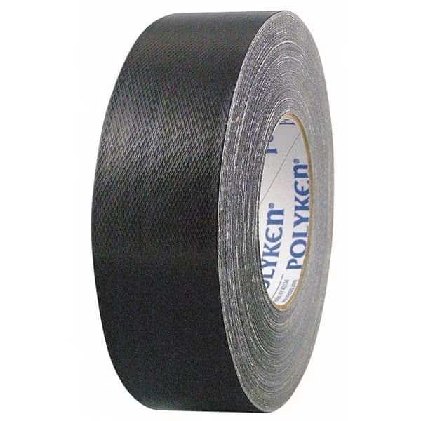 Duct Tape, 48mm x 55m, 12 mil, Black, Polyken, Mfr#: 226
