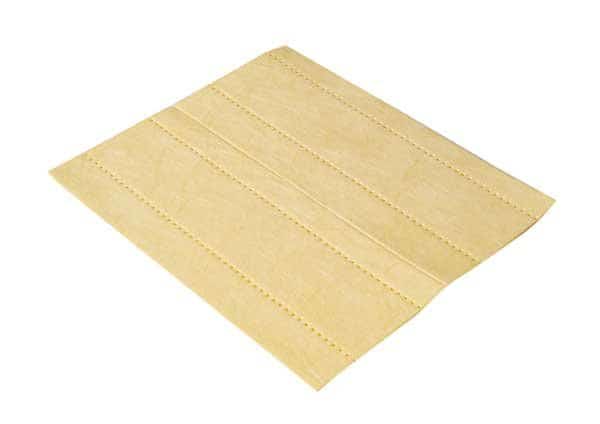 Sorbents, 30 gal/pk, .3 gal/pad, Harsh Chemicals Absorbed, Yellow, Polypropylene, 100 PK, SPILFYTER, Mfr# S2-75