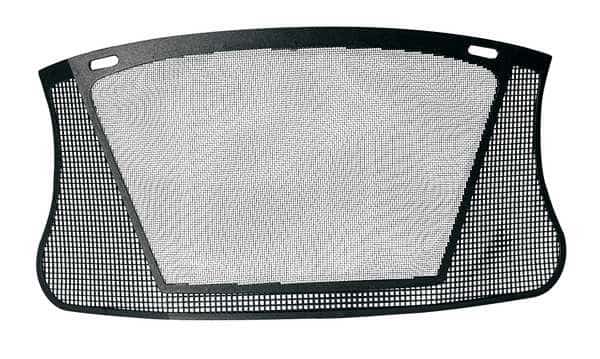 Faceshield Screen Visor, Black Visor, Nylon Mesh, Uncoated Lens, Black