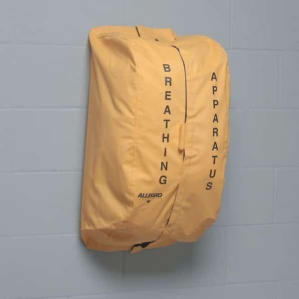 SCBA Cover and Backboard, Black/Yellow