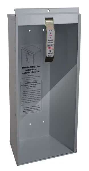 Fire Extinguisher Cabinet,10 lb,White, Mfr#: 3NRH2, EnjoyTool select