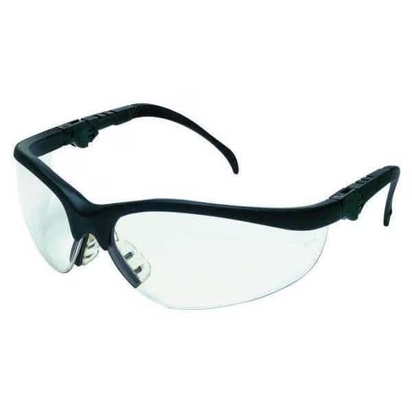 Klondike Plus, Safety Glasses Anti-Scratch, Clear Lens, Half-Frame, Wraparound
