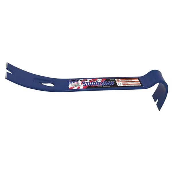 Flat Pry Bar, Rocker-Head, 12 In