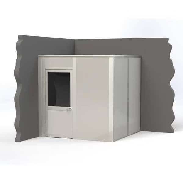 Modlr In-Plant Office,8.1 ftx8 ftx8.4 ft, Mfr#: VK1DW 8'x8' 2-Wall, PORTA-KING