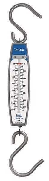 Mechanical Hanging Scale, 127kg/280 lb.