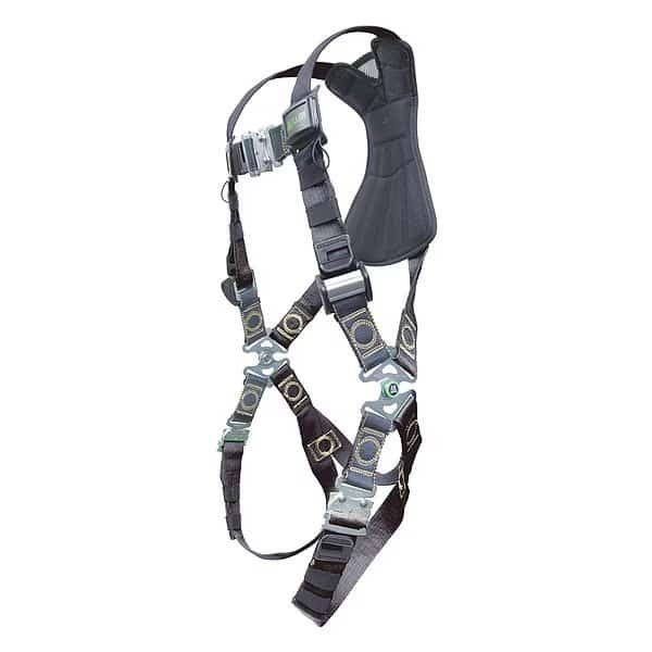 Revolution(R) Full Body Harness for Hot Work, L/XL, 400 lb., Quick-Connect Chest/ Back D-Ring