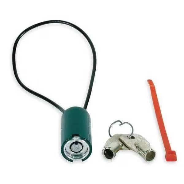 Locking Key Holder, 4 In, Black, KA 6201