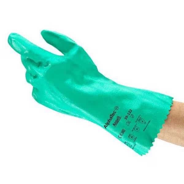 Chemical Resistant Glove,12" L,Sz 9,PR, Mfr#: 39-122, ANSELL
