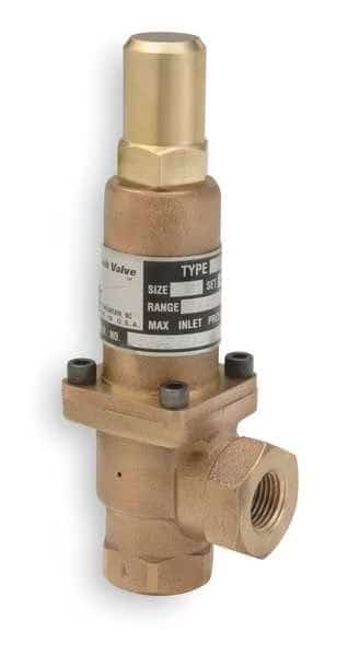 Pressure Relief Valve, 1-1/4 In, 100 psi