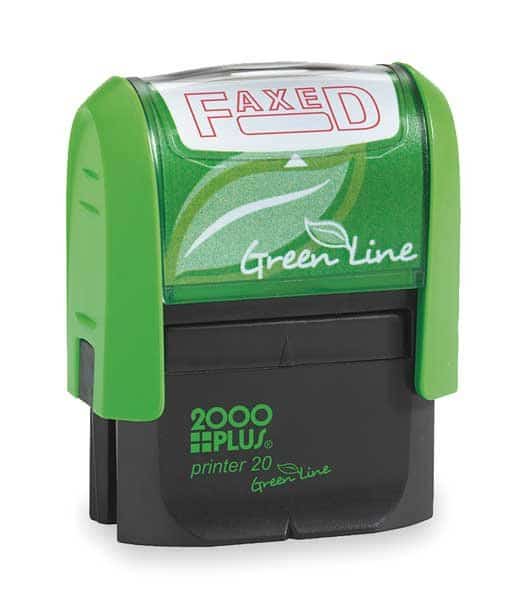 Message Stamp, Faxed, 5/16"
