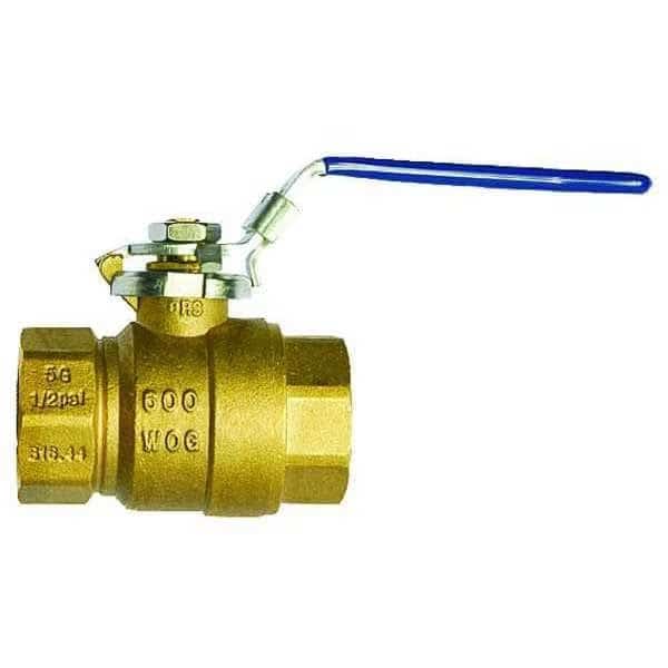 Brass Ball Valve,Inline,FNPT,1 in, Mfr#: 1" BA-475BLL, MILWAUKEE VALVE