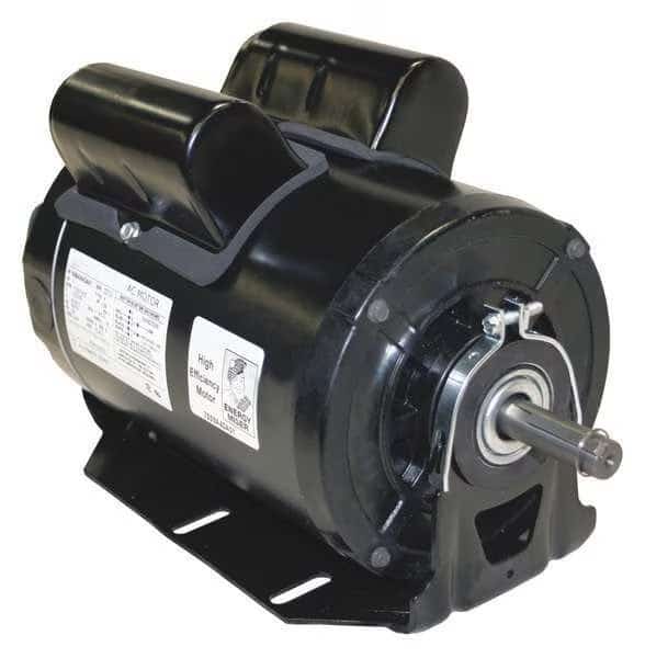 Agricultural Fan Motor, Capacitor-Start/Run, 1 HP, 115/230V AC, 1,725 Nameplate RPM, 56 Frame