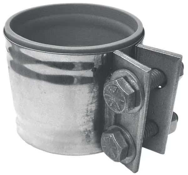 Coupling, Polypropylene, 4", Schedule 40, 80 psi Max Pressure, Orion, Mfr#: 4 nohub plain end no hub coupling