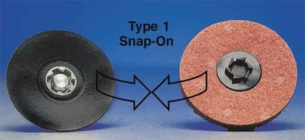 Quick Change Disc, AlO, 1in, 100G, TP, PK100