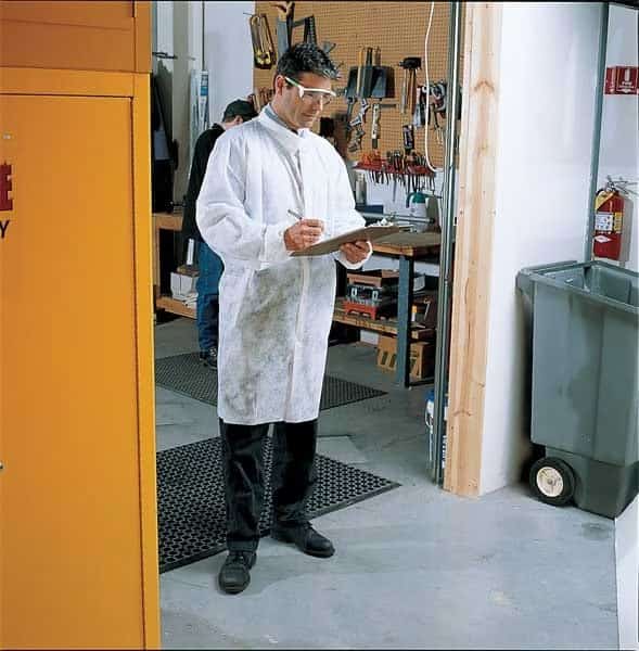 Disp Disp Lab Coat,XL,PP,White, Mfr#: 3317XGRA, CELLUCAP