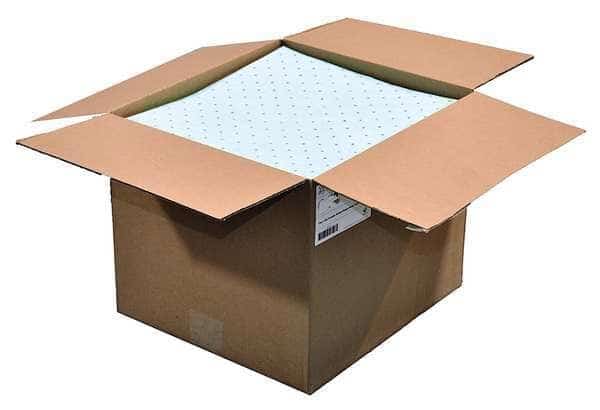 Sorbent Pad, 30 gal, 16 in x 18 in, Oil, Blue, Polypropylene