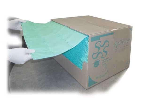 Absorbent Pad,Universal,Green,PK100, Mfr#: G-72, SPILFYTER