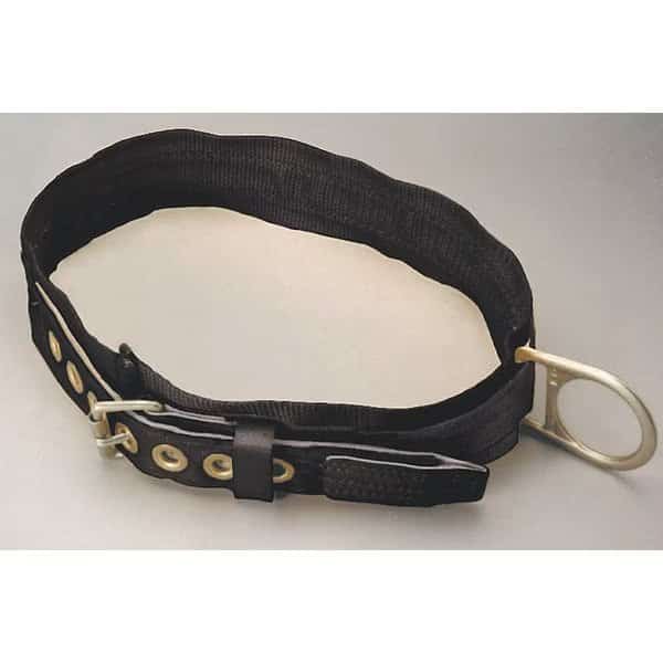 Body Belt, 1 D-Rings, Back Location, Stainless Steel, Includes Padding: Yes , 2XL