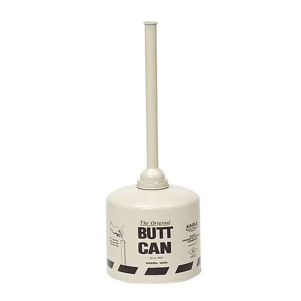 Cigarette Receptacle,5 gal.,Tan, Mfr#: 1200BEIGE, EAGLE
