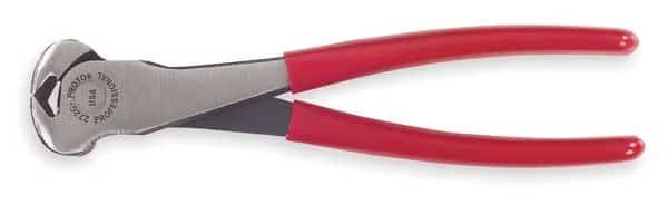 End Cutting Nippers, 8-1/4 In