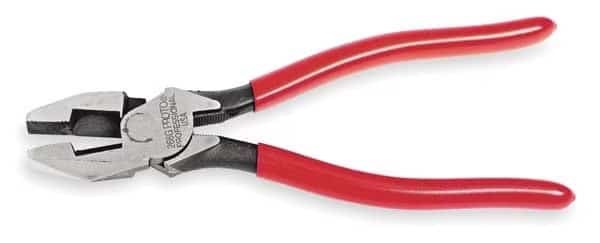 9 1/4 in Linemans Plier High Leverage, Steel