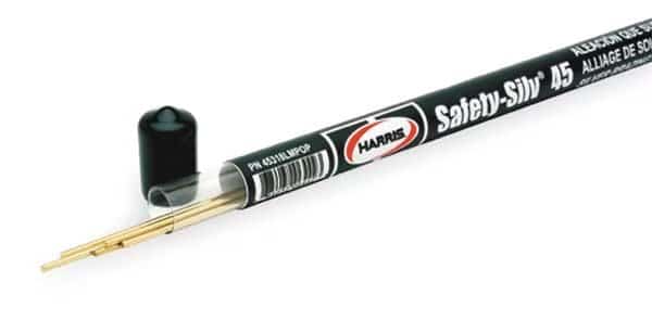 Brazing Rod, 3/32x18,1225-1370 F, PK3