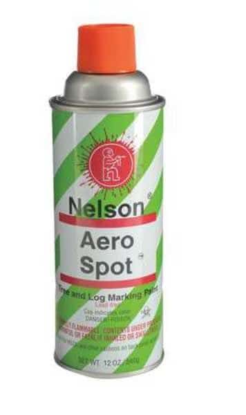 Tree and Log Marking Paint, 12 oz., Orange, Solvent -Based, NELSON PAINT, Mfr# 30 14 PRO ORANGE