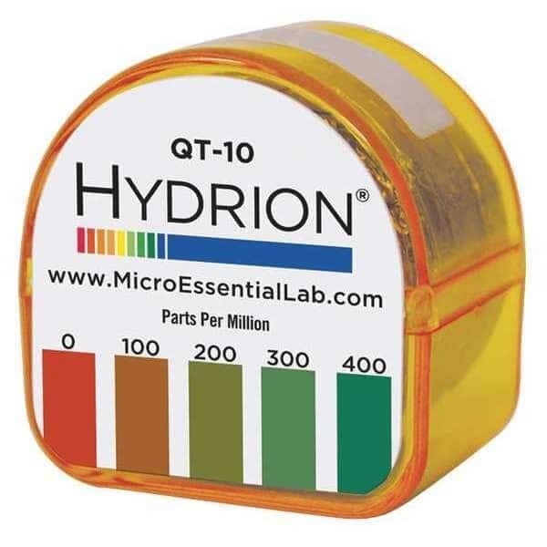Test Paper,Quatenary,0-400 ppm,PK50, Mfr#: QTR-10, MICRO ESSENTIAL