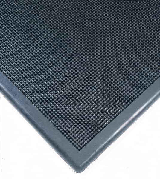 Footwear Sanitizing Mat, Black, 2ftx2ft 8"