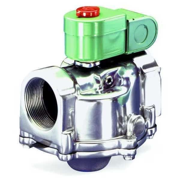 Solenoid Valve, 2-Way, 2-Position, Normally Open, 2 in Pipe Size, 120V AC, High Flow, Direct Acting