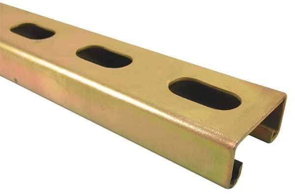 Superstrut Channel, 1-5/8" W, 20 ft. L, Gold, SUPERSTRUT, Mfr# B1400HS 20