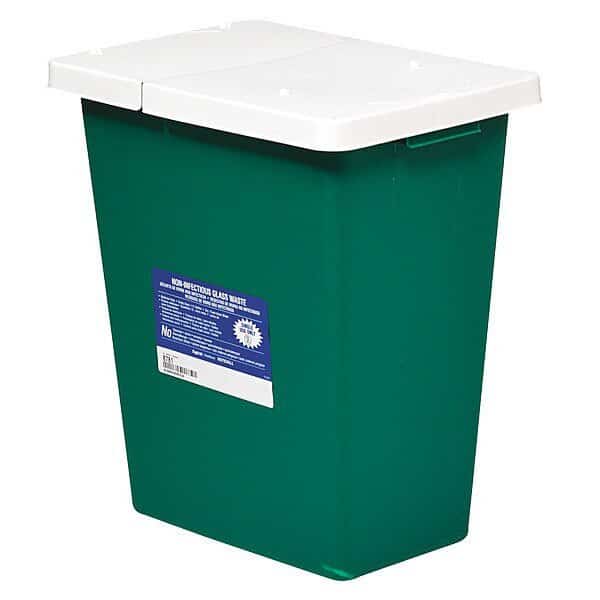 Sharps Container, 8 Gal., Hinged Lid, PK2, Covidien, Mfr#: GEWC100781