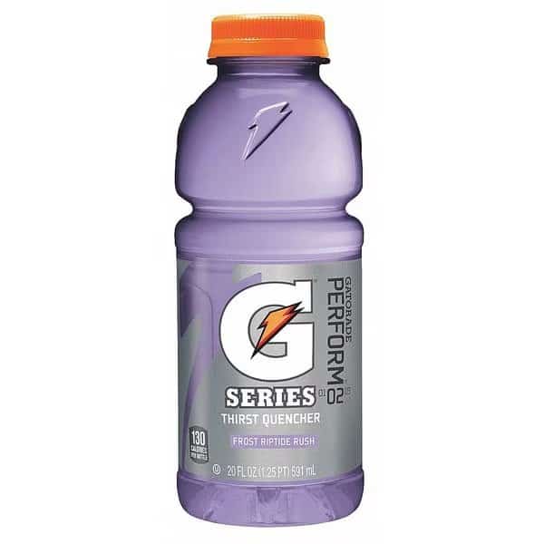 G Series Sports Drink, 20 oz ready to drink, Frost Riptide Rush, 24 Pack