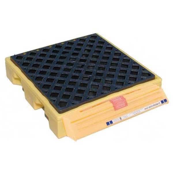 Spill Deck, 77 gal Spill Capacity, 1 Drums, 1,500 lb Load Capacity, Polyethylene