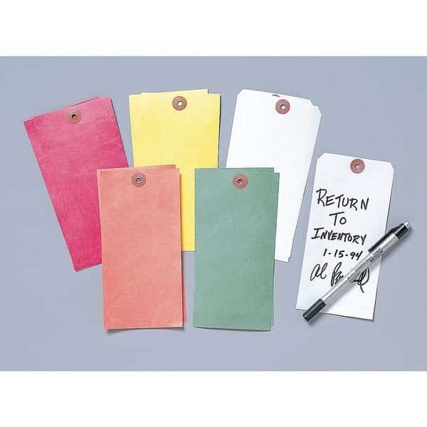 Blank Shipping Tag, Tyvek, 6-1/4" H x 3-1/8" W, Yellow