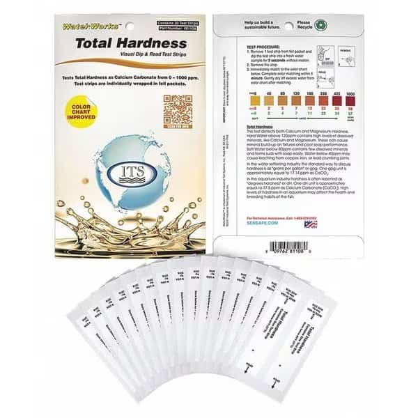 Test Strip, Total Hardness, 0-1000ppm, PK30