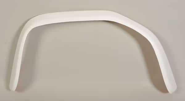 Fender Flare, 8 in, Fiberglass, Gray