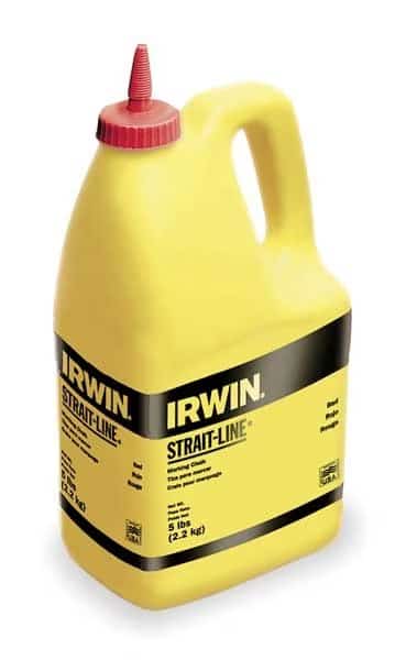 Marking Chalk Refill, Permanent, Red, 5 lb