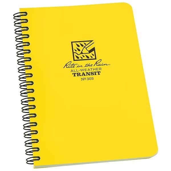 All Weather Notebook, Transit, 4-5/8x7 in.