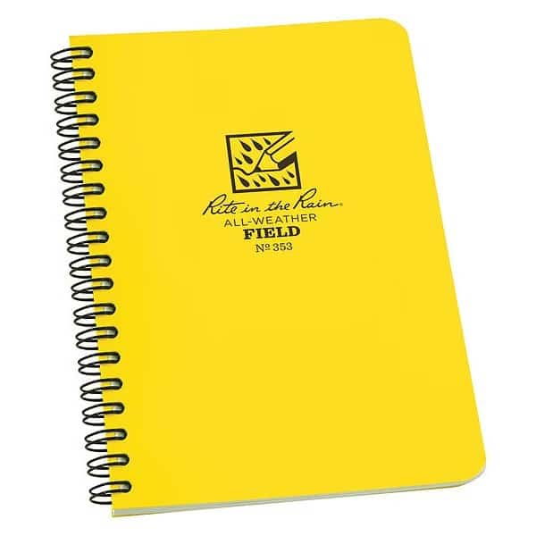 All Weather Notebook, Side Spiral, Field
