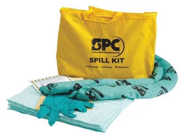 Spill Kit, Chem/Hazmat, Yellow, BRADY SPC ABSORBENTS, Mfr# SKH-PP