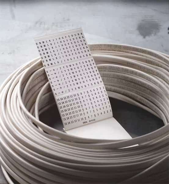 Wire Marker Book,Preprintd,Self-Adhesive, Mfr#: 44-101, IDEAL SHIELD