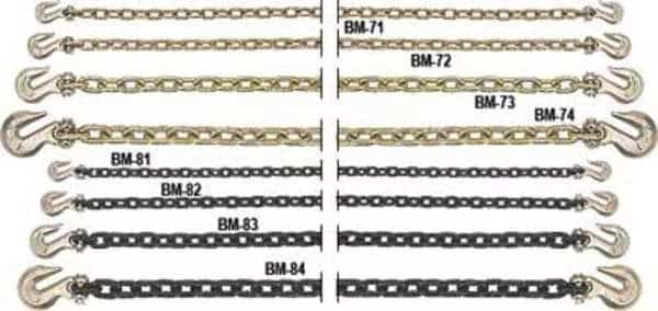Chain, Grade 70, 3/8 Size, 20 ft., 6600 lb.