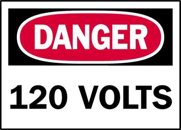 Equipment Label, 3-1/2 In. H, PK5, 86062