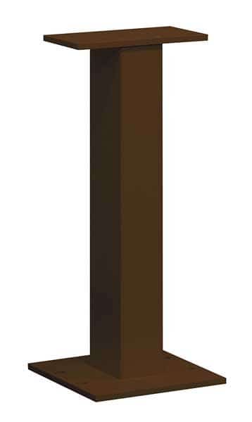 Pedestal, Bronze, Powder Coated, 12 Doors, 8 Doors