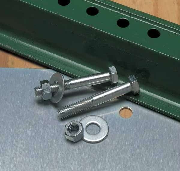 Sign Mounting Hardware for Use on U-Channel Sign Posts, 2PK
