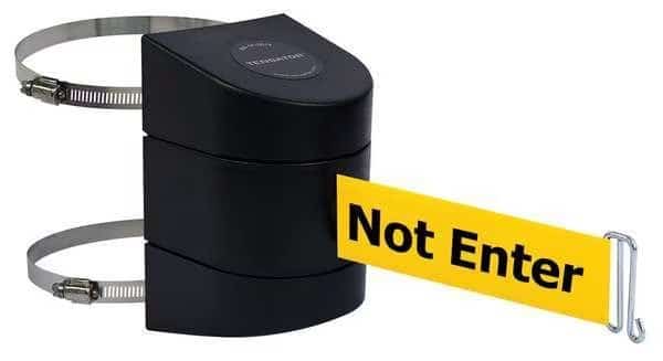 Belt Barrier, Black, Belt Color Yellow