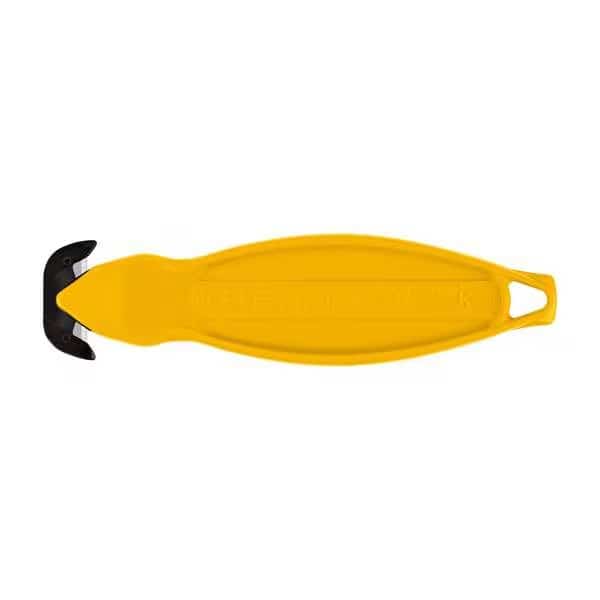 Safety Cutter,Disp,5-3/4 in.,Yellow,PK10, Mfr#: KCJ-2Y, KLEVER KONCEPT