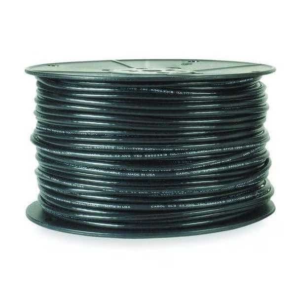 Coaxial Cable, RG-6/U, Black
